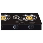 OPTIMA GAS STOVE 3 BURNER GLASS GGB300 - Image 3