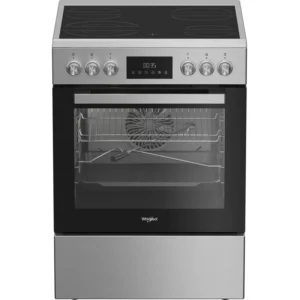 S500947267_1 (1) Whirlpool Free Standing Vitro Ceramic Cooker 60cm Inox – WR60 EV520207 XME - Image 1