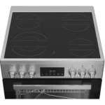 Whirlpool Free Standing Vitro Ceramic Cooker 60cm Inox – WR60 EV520207 XME - Image 2
