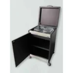 Vincenti 2 dish food warmer trolley -Keeps food Warm for hours- Family- Stainless Steel -VFWT2D/SS - Image 2