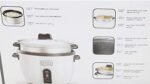 BLACK & DECKER RICE COOKER 2.8LTR 1100W RC2850 - Image 5