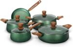 Homeway 9 Pcs Marble Cookware Set-HW3691