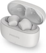 Philips TAT1109WT/97True wireless headphones 1000 series, Ergonomic design for comfort, Pocket-size charging case, Natural sound. Dynamic bass, Clear calls, IPX4 splash and sweat resistant, Up to 24 hours play time with the case​, 10 mm drivers for great sound and powerful bass​, up to 10m, White Color. - Image 7