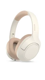 Philips TAH7508WT/97 Over-ear wireless headphones, Noise Canceling Pro, Natural sound. Dynamic Bass, Lightweight over-ear headphones, Up to 60 hours play time, 45 with noise canceling on, Bletooth Version: 5.2.