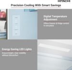 HITACHI REFRIGERATOR 500 LTR SILVER HRTN6408SXGF BSL MADE IN THAILAND ( 1 YEAR FULL WARRANTY + 10 YEARS COMPRESSOR WARRANTY ) - Image 2