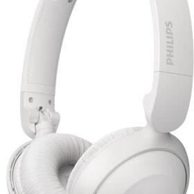 Philips TAH2209WT/97 On-ear wireless headphones 2000 series, Lightweight on-ear headphone, Natural sound. Dynamic Bass,Up to 25 hours play time, Clear calls, USB-C charging.