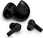 Philips TAT3559BK/97 True wireless headphones, Small buds. Great value, Pocket-sized charging case, Natural sound. Dynamic Bass, Up to 20 hours play time, IPX4 splash and sweat resistantM, ANC active noise cancelling, Black color.