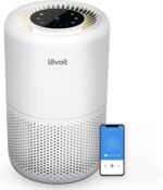 LEVOIT Smart WiFi Air Purifier for Home, Alexa Enabled H13 HEPA Filter, CADR 170m³/h, Remove 99.97% Allergies Smoke Dust Pollen Particles, 24dB Quiet Sleep Mode for Bedroom with Timer, 35 m²,  2-Years Warranty.