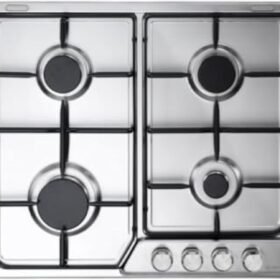 ELBA BI GAS HOB 60CM STEEL ENF60444XD MADE IN ITALY ( 1 YEAR FULL WARRANTY )