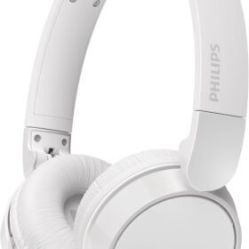 Philips TAH4209WT/00 4000 series, On-ear wireless headphones, Lightweight on-ear headphones, Natural sound. Dynamic Bass, Up to 55 hours of play time, Clear calls, USB-C charging, Solid Bluetooth multipoint connection.