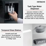 HITACHI REFRIGERATOR 760 Litre Black RW760PK7XGBK 4 DOOR MADE IN THAILAND ( 1 YEAR FULL WARRANTY + 10 YEARS COMPRESSOR WARRANTY ) - Image 2