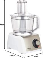 BOSCH FOOD PROCESSOR 1200W 2.4 LTR MC812S734G MADE IN SLOVENIA ( 1 YEAR FULL WARRANTY ) - Image 10