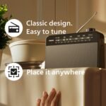 Philips TAR2509/10 Portable FM/AM radio, FM/AM, Analogue tuning, AC or battery power, 300 Mw output RMS. - Image 4