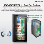 HITACHI REFRIGERATOR 760 Litre Black RW760PK7XGBK 4 DOOR MADE IN THAILAND ( 1 YEAR FULL WARRANTY + 10 YEARS COMPRESSOR WARRANTY ) - Image 5