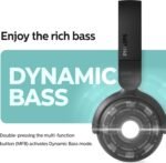 Philips TAH2209WT/97 On-ear wireless headphones 2000 series, Lightweight on-ear headphone, Natural sound. Dynamic Bass,Up to 25 hours play time, Clear calls, USB-C charging. - Image 4