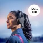 Philips TAH4209WT/00 4000 series, On-ear wireless headphones, Lightweight on-ear headphones, Natural sound. Dynamic Bass, Up to 55 hours of play time, Clear calls, USB-C charging, Solid Bluetooth multipoint connection. - Image 4