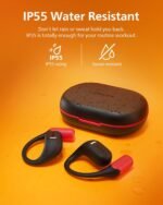 Philips TAA6709DG/97 Open-ear true wireless sports headphones, 6000 series, Open-ear true wireless fit, Air conduction, Up to 28 hours play time, IP55 dust/water protection, Customizable on-ear touch controls. - Image 4