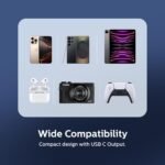 Philips DLP5522CC/00 Car Charger 2 Port USB-C Cable, 60Watts, Black, 50% Charge in 30 Minutes, Smart Protection Technology. - Image 5