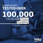 BEKO DISH WASHER 15 PLACE 8 PROGRAM MIDE IN TURKEY WARRANTI 1 YEARS FULL & 10 YEARS MOTOR BDEN38523XQ - Image 2