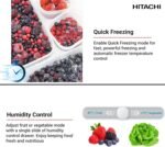 HITACHI REFRIGERATOR SIDE BY SIDE 630 LTR HRSN9552DXGF MADE IN THAILAND ( 1 YEAR FULL WARRANTY + 10 YEARS COMPRESSOR WARRANTY ) - Image 4