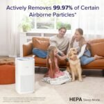 LEVOIT H13 HEPA Air Purifier for Smoking Rooms, Allergy Sufferers, CADR 697 m³/h up to 147 ㎡ Apartment. PM2.5 Air Quality Display & Auto Mode, 4-Speed,  Air Filter Against 99.97% of Mould Pollen Dust; App Alexa Control,  2-Years Warranty. - Image 9
