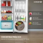 KROME REFRIGERATOR SIDE BY SIDE 820  LTR SBS820WIH WITH WATER DISPENSER - Image 5