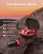Philips TAA6709DG/97 Open-ear true wireless sports headphones, 6000 series, Open-ear true wireless fit, Air conduction, Up to 28 hours play time, IP55 dust/water protection, Customizable on-ear touch controls. - Image 3
