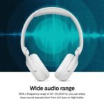 Philips TAH2209WT/97 On-ear wireless headphones 2000 series, Lightweight on-ear headphone, Natural sound. Dynamic Bass,Up to 25 hours play time, Clear calls, USB-C charging. - Image 3