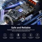 Philips DLP5522CC/00 Car Charger 2 Port USB-C Cable, 60Watts, Black, 50% Charge in 30 Minutes, Smart Protection Technology. - Image 4