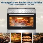 BEKO GAS COOKER 90 X 60 WITH FAN STEEL COLOR BGGR11127GX - Image 5