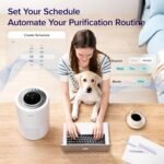 LEVOIT Smart WiFi Air Purifier for Home, Alexa Enabled H13 HEPA Filter, CADR 170m³/h, Remove 99.97% Allergies Smoke Dust Pollen Particles, 24dB Quiet Sleep Mode for Bedroom with Timer, 35 m²,  2-Years Warranty. - Image 8