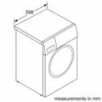 BOSCH WASHER FRONT LOAD 10 KG WGA252X0GC - Image 2