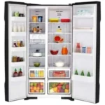 HITACHI REFRIGERATOR SIDE BY SIDE 700 LTR RS700PK0GBK MADE IN THAILAND ( 1 YEAR FULL WARRANTY + 10 YEARS COMPRESSOR WARRANTY ) - Image 2