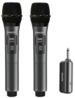 Philips DLM3401TP/00 Wireless Microphones, Dynamic microphone, Rechargeable receiver, Wireless 2.4GHz, Vocal sensitivity control, Full day play time.