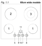ELBA BI CERAMIC HOB 60CM EVC614FK MADE IN ITALY ( 1 YEAR FULL WARRANTY ) - Image 7