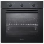 ELBA BI ELECTRIC OVEN 60CM WITH FAN 9 FUNCTION BLACK COLOR E6XLB MADE IN ITALY ( 1 YEAR FULL WARRANTY )