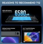 G-TAB T12 Tablet/10.1 Inches IPS Screen/Octa Core 1.6GHz Processor 4G/SIM CARD - Image 4
