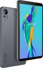 G-Tab T8S WIFI tablet/8.0 inches IPS/Android 14/2.0 GHz Quad Core Processor/5000 mAh/4GB Inbuilt RAM/Extendable RAM +4GB/ROM 64 GB/2 MP front + 5 MP rear camera. (Gray)