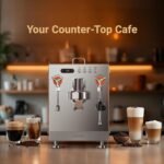 LePresso Commercial-Home Coffee Machine, Dual Boiler Coffee Maker, 15Bar Italian Pump, 6 Pre-Brewing Option with 58mm PortaFilter, Separate Hot Water and Milk Steamer, Automatic Pressure Relief - Image 8