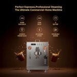 LePresso Commercial-Home Coffee Machine, Dual Boiler Coffee Maker, 15Bar Italian Pump, 6 Pre-Brewing Option with 58mm PortaFilter, Separate Hot Water and Milk Steamer, Automatic Pressure Relief - Image 9