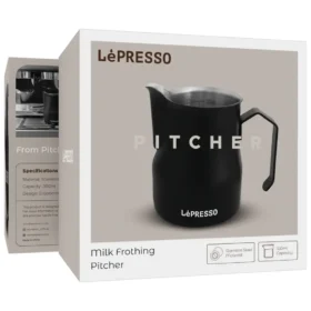 LEPRESSO MILK FROTHING PITCHER BLACK 4076291 LPCFFBP0070BK